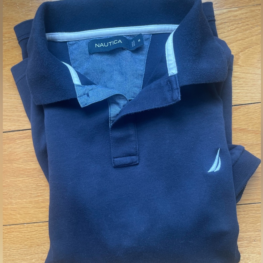 Nautica Men's Navy Blue Polo Shirt